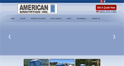 Desktop Screenshot of american-sanitation.com